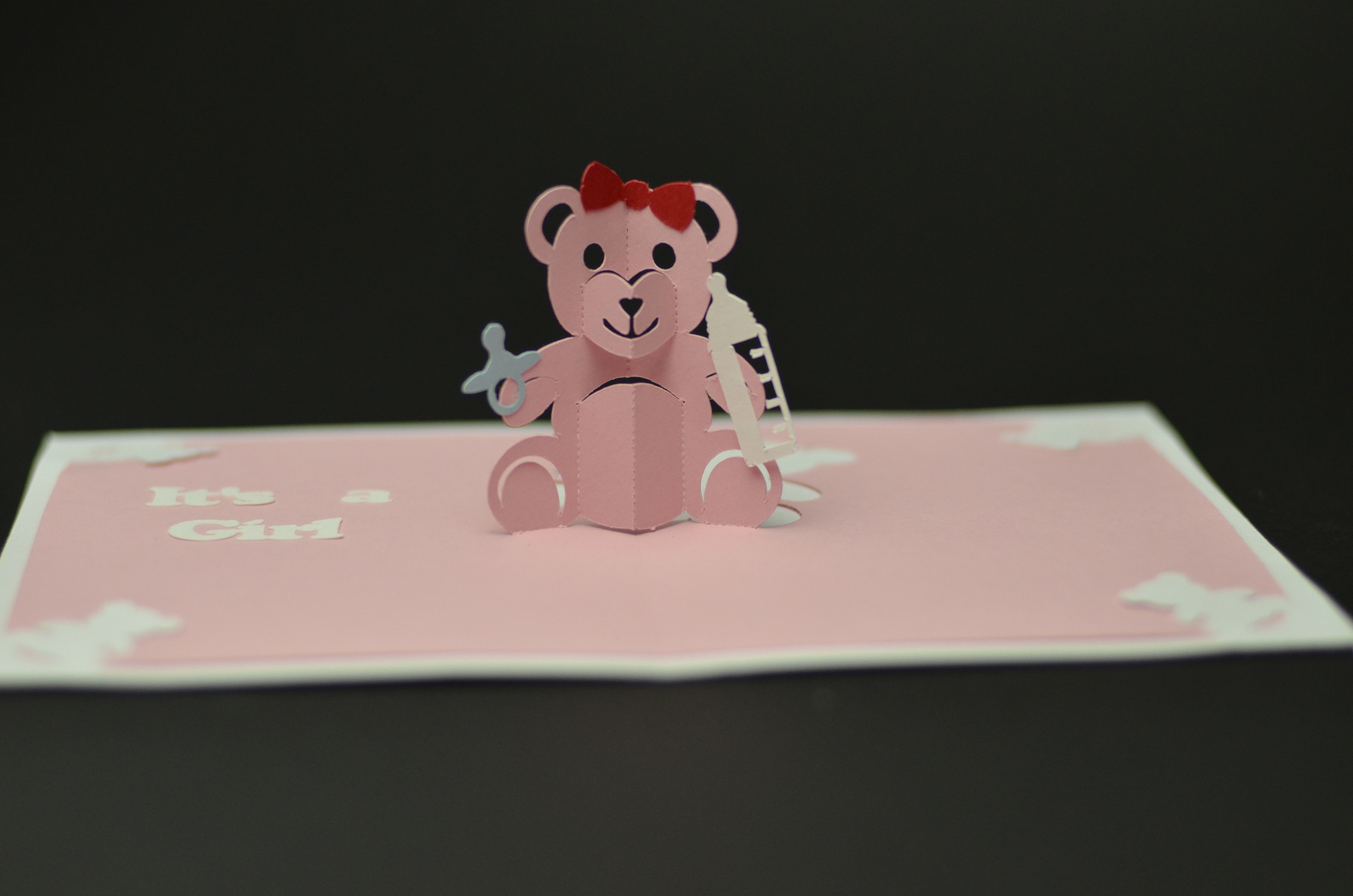 chocoviolet: how to make teddy bear pop up card In Teddy Bear Pop Up Card Template Free