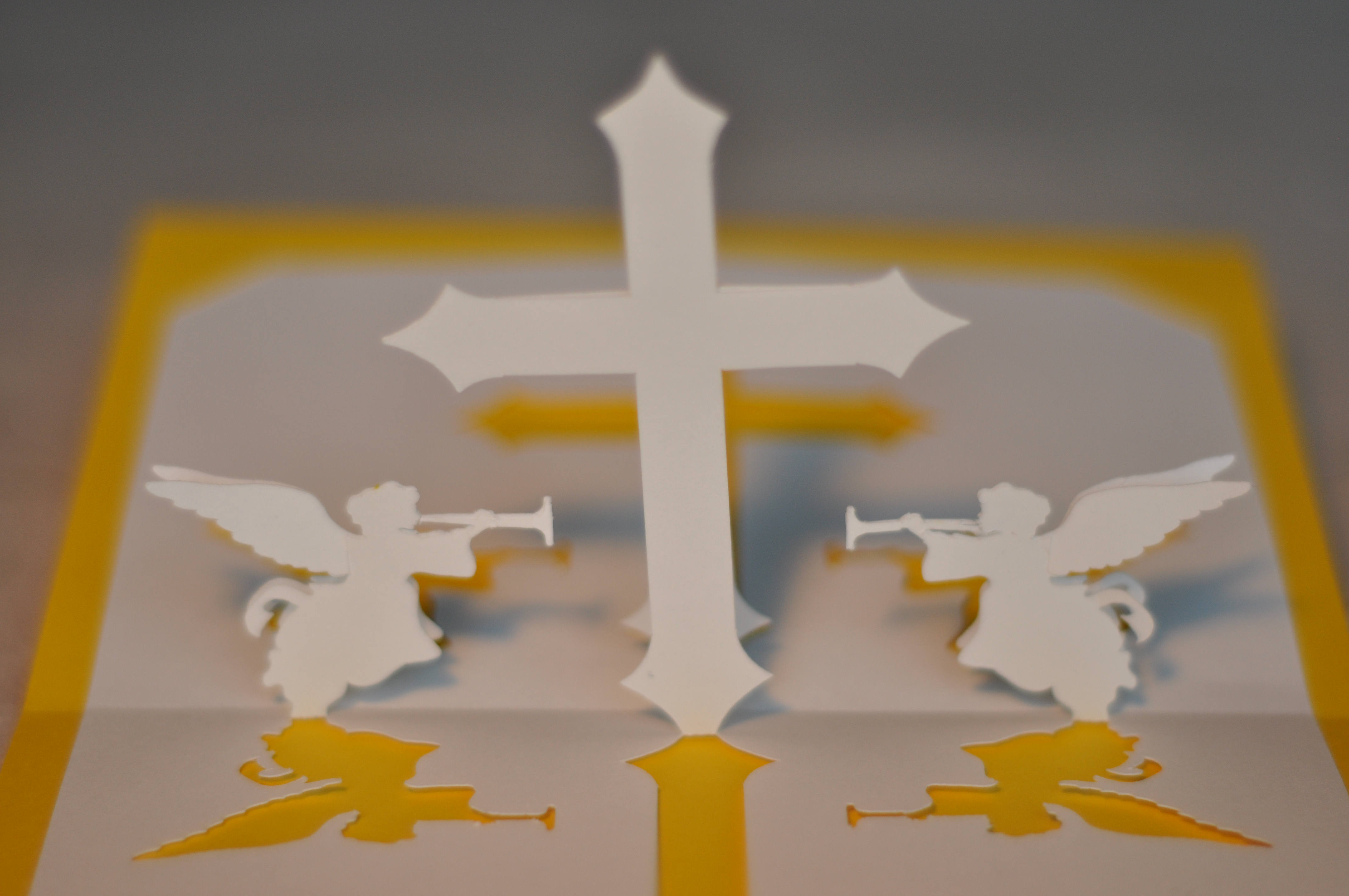 Christian Cross Pop Up Card Template