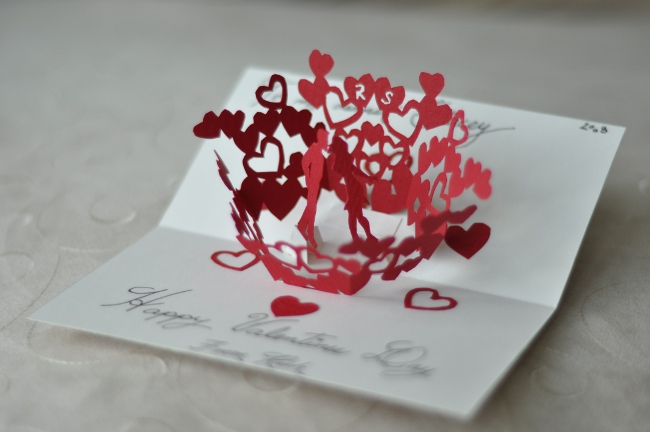 3D Heart Pop Up Card Template Pdf