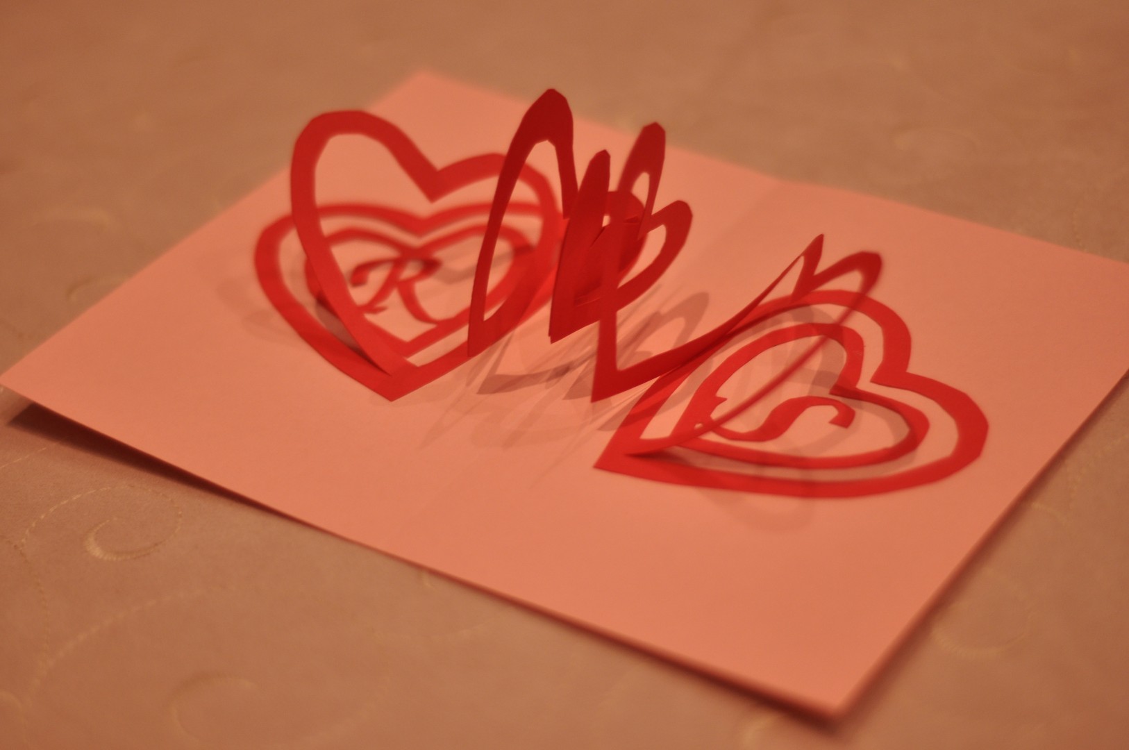 3D Heart Pop Up Card Template Pdf