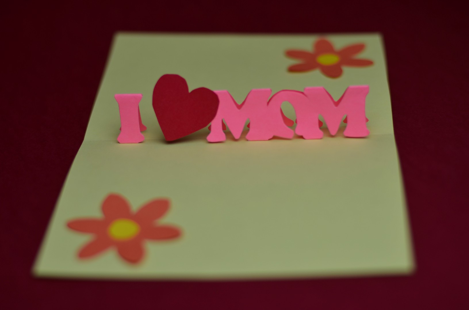 Free Mother’s day Pop Up Card Template and Tutorial