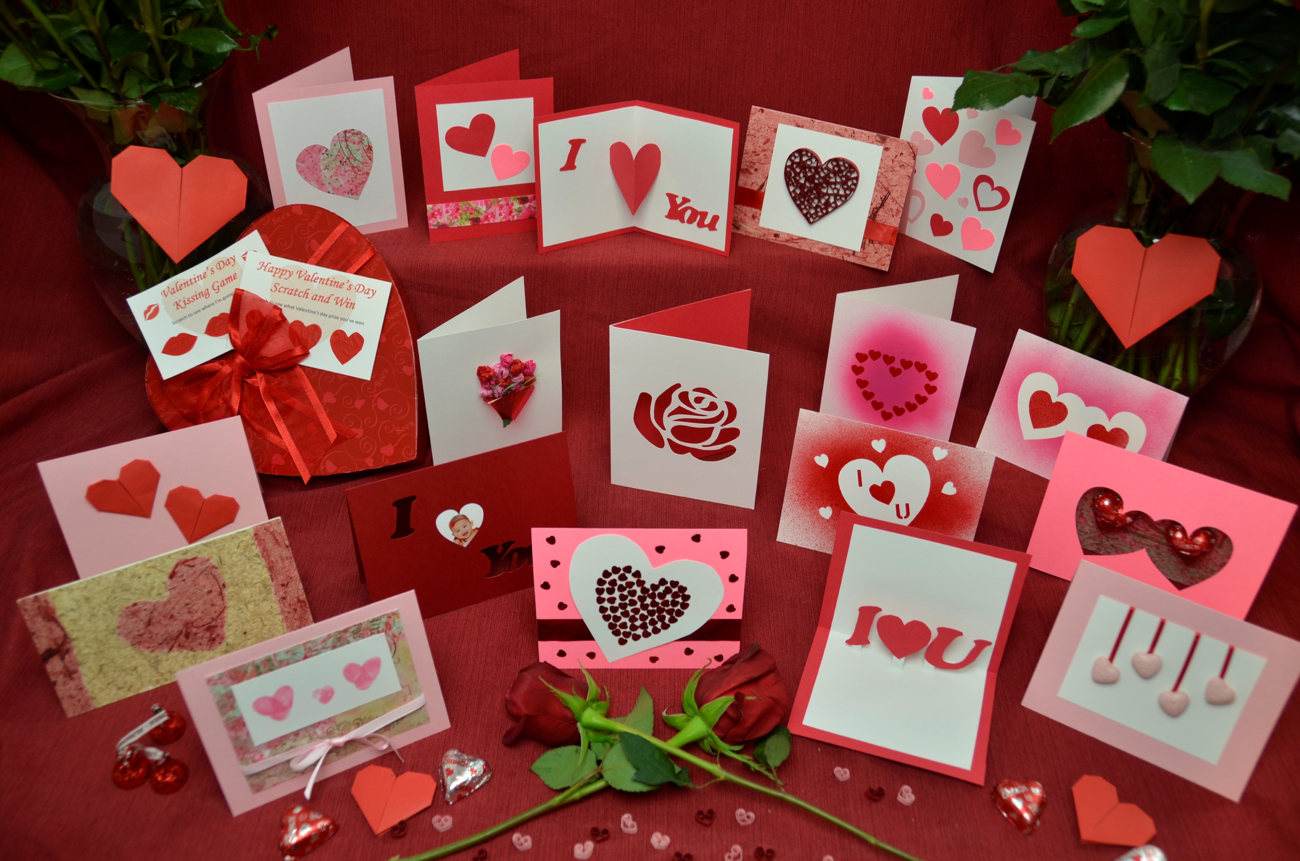 top 10 ideas for valentine's day cards - creative pop up cards