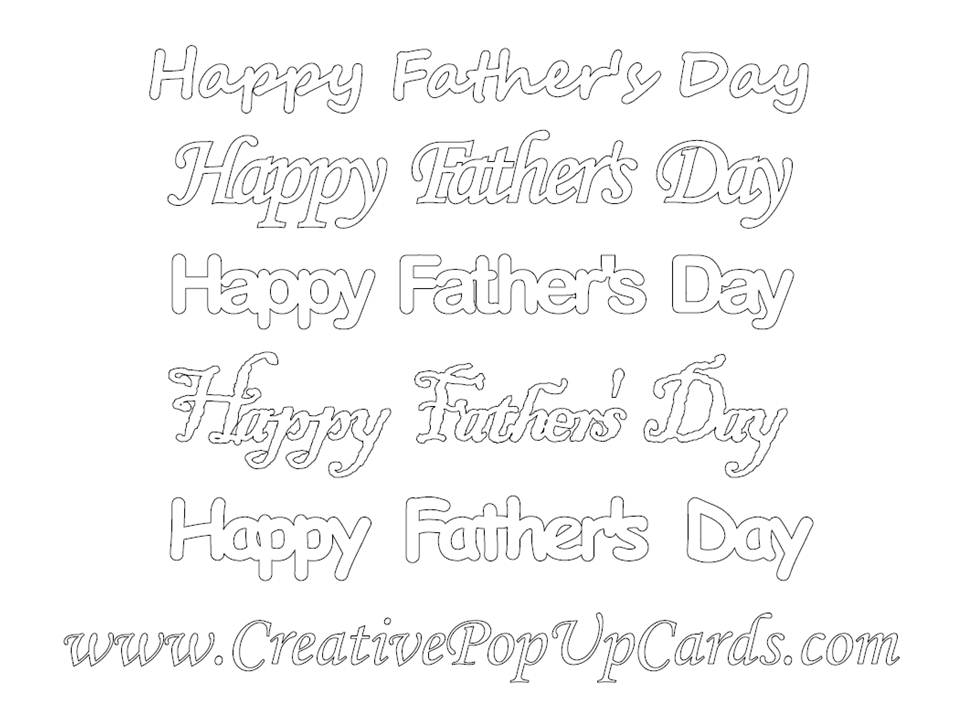 Download Free Happy Father S Day Template Cutting Files Creative Pop Up Cards SVG Cut Files