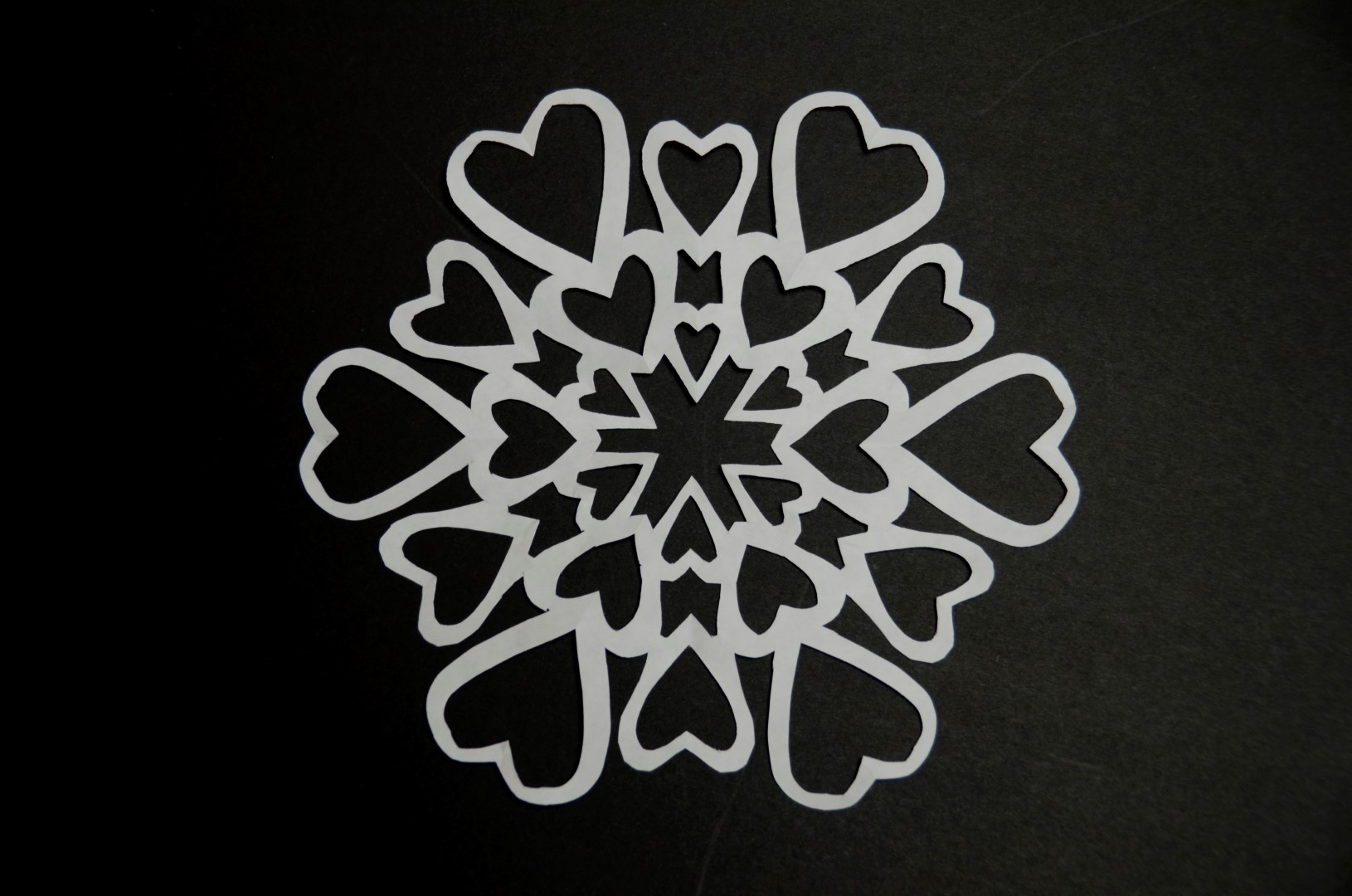 Paper Heart Snowflake - Creative Pop Up Cards