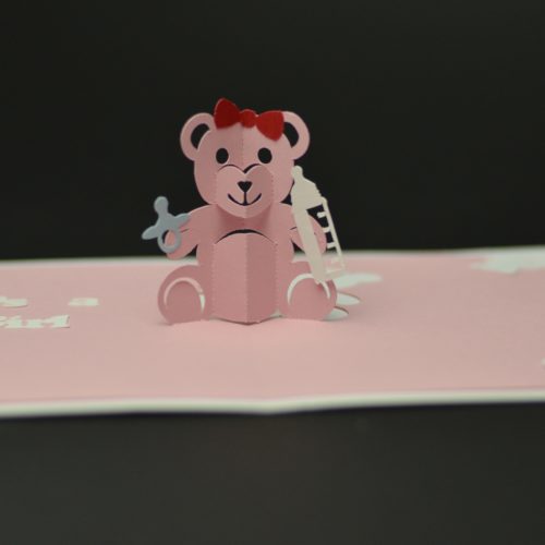 Teddy Bear Pop Up Card Template - Creative Pop Up Cards
