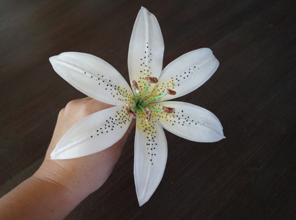 How to Make a Pretty Paper Lily (+ Free Printable Template)
