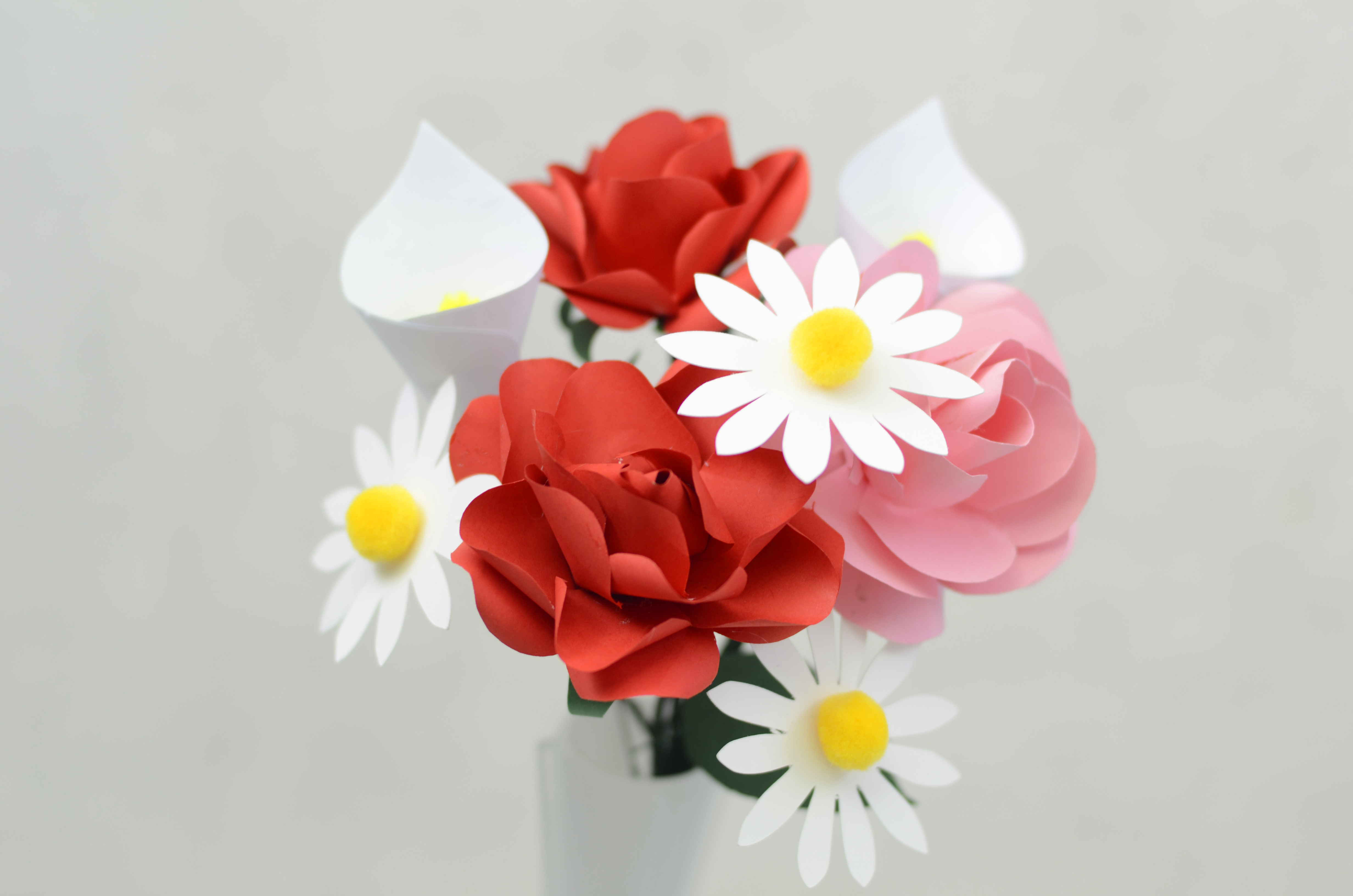 Easy DIY Paper Flowers Tutorial - DIY Inspired